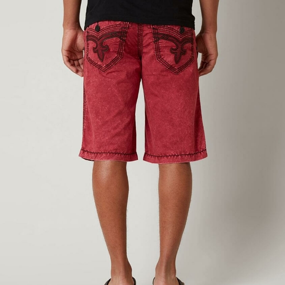 Rock Revival Other - Rock Revival red tie dye slim fit shorts size 38
